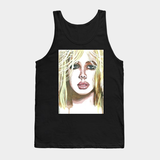 Portrait of Leona Tank Top by StaFlo